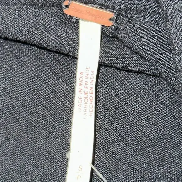 NWT Free People Black Martini Kaftan One Shoulder Maxi Dress (S) - Picture 11 of 13